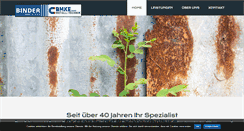 Desktop Screenshot of muehlenbaubinder.at